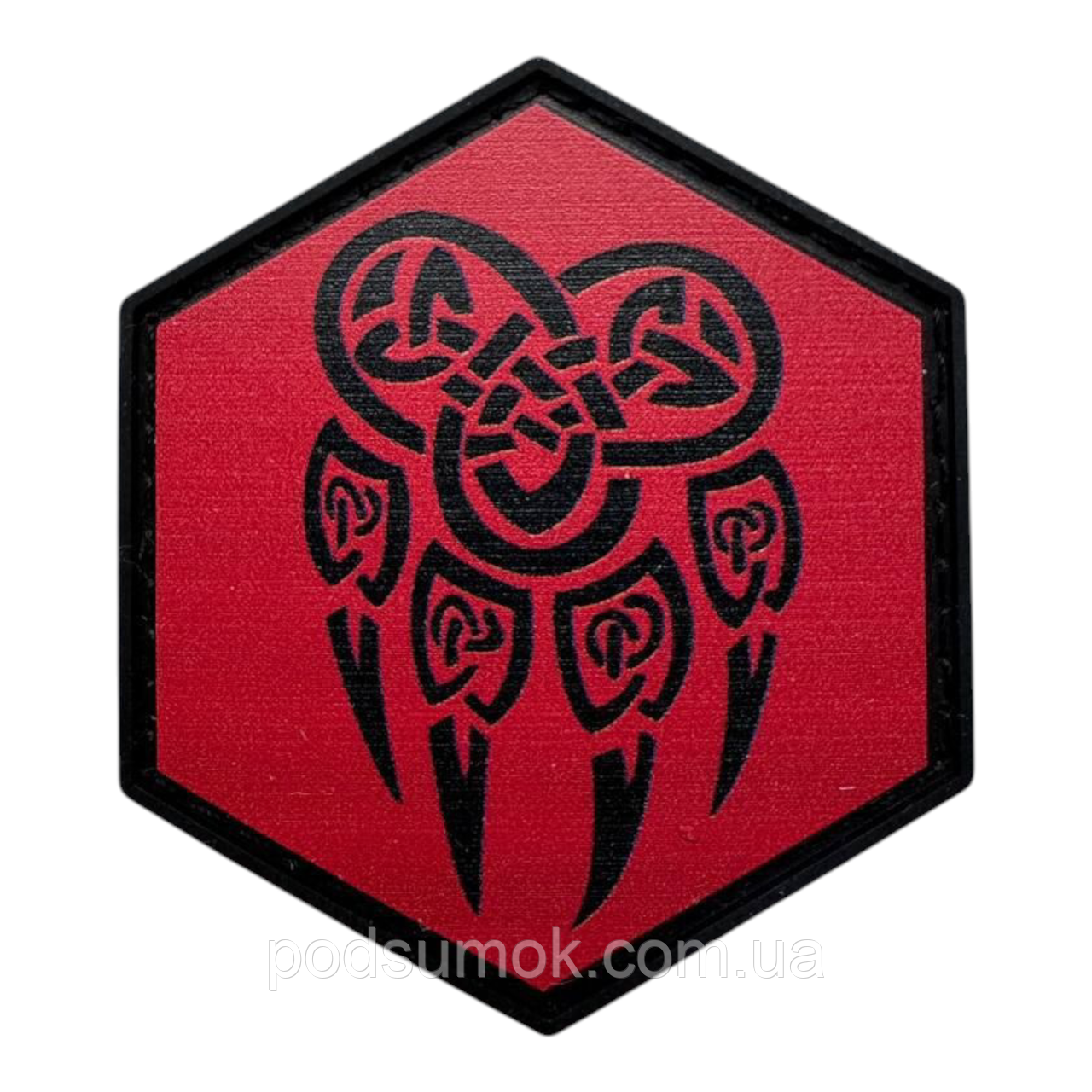 Шеврон ПВХ HEX PATCH H-109 на липучці для велкро патч гумовий, фото 1