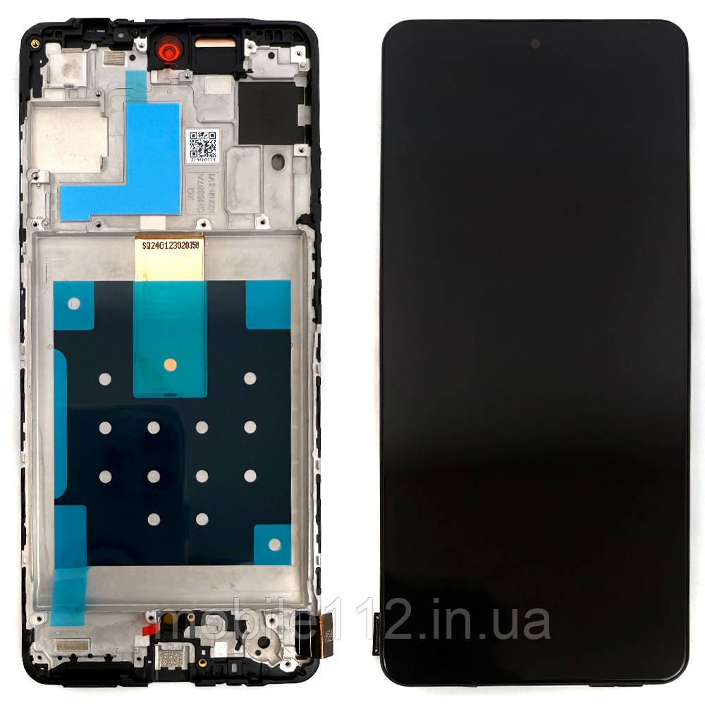 Дисплей (екран) Samsung Galaxy M55 5G M556B з тачскріном (оригінал 100% Service Pack з рамкою), фото 1