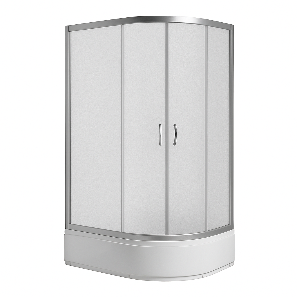 Душова кабіна GM-6011 120х80х203 ліва матове скло середній піддон, фото 1