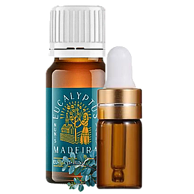 Ефірна олія евкаліпта Вівасан з острова Мадейра для дихання та імунітету, 5 мл, пробник, Vivasan Швейцарія