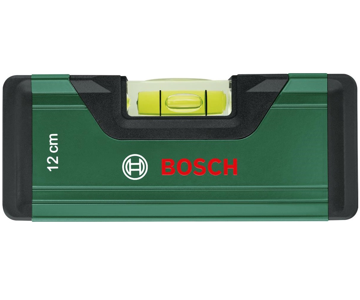 Рівень будівельний Bosch 1 капсула, алюмінієвий корпус, точність 0.05 мм/м 12 см Зелений (1.600.A02.H3H)