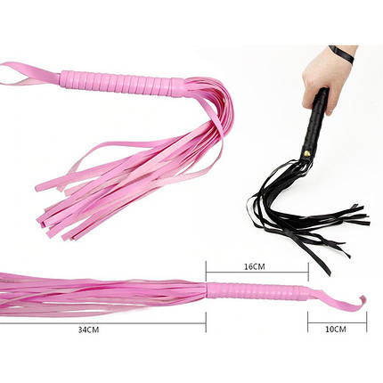 Батіг для рольових ігор "Sexy" - Рожевий - Садо-мазо, фото 2