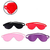 Маска на очі "Pono" - Рожевий- Садо-мазо, фото 4