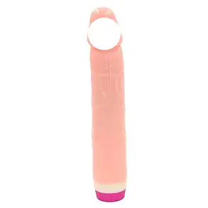 Реалістичний вібратор, що гнеться - Тілесний - Вібратори, фото 1