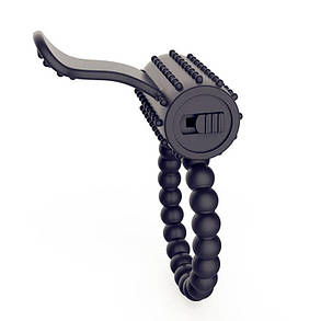 Ерекційне кільце з вібрацією - Фіолетовий, фото 3