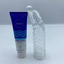 Насадка на пеніс "Roselex" - Графіт - 15*3,5 см, фото 5