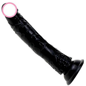 Гнучкий фалос на присосці - 21 см - Тілесний, фото 3