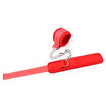 Нейлонові наручники на руки - Червоний - Садо-мазо, фото 5