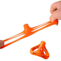 Потрійне ерекційне кільце на пеніс і мошонку "Love To Love Flux Ring" - Чорний, фото 4