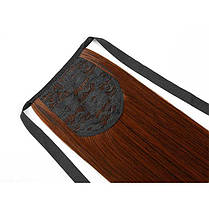 Шиньйон накладний хвіст на стрічці Didaka пряме волосся "Шатенка" - 50 см - Каштановий, фото 5