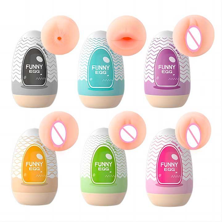 Набір мастурбаторів Funny Egg 6 шт.