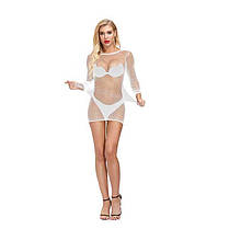 Відверта міні сукня - Білий - S/M/L - Еротична білизна, фото 4