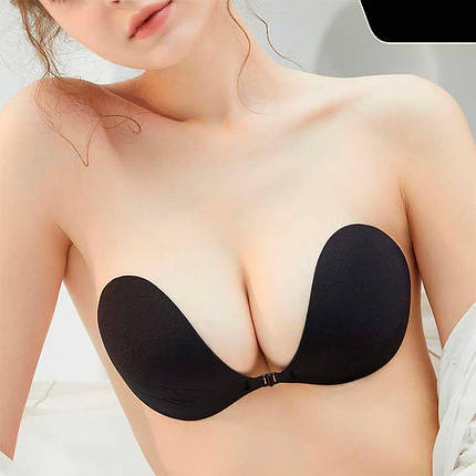 Самоклеючий бюстгальтер невидимка Fly Bra - Чорний - Еротична білизна, фото 1