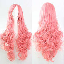 Перука хвиляста аніме 80 см косплей "Блакитний", фото 5