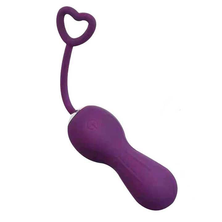 Вагінальні кульки з вібрацією "Funny Egg" - Фіолетовий