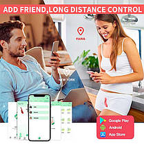 Смарт-вібратор у трусики Love Spouse Magnetic фуксія, фото 4