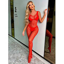 Сексуальний бодістокінг у сітку з відкритим доступом - Чорний - XS/S/М - Еротична білизна, фото 5