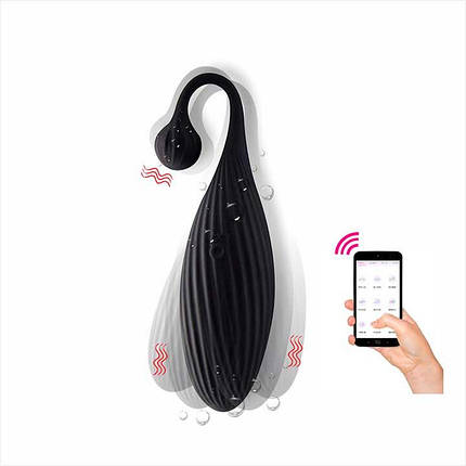 Смарт віброяйце Svakom Primo Wine - Чорний — Смарт вібратори, фото 1