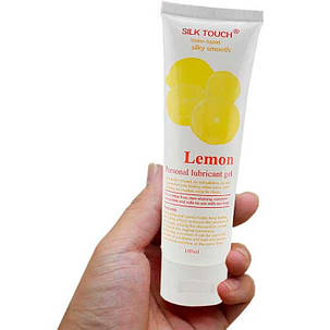 Лубрикант на водній основі "Silk Touch Lemon" 100 мл - Лимон - Інтимна змазка, фото 2