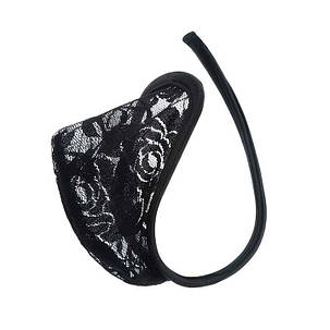 Чоловічі с-стрінги без лямок - Чорний - M/XL - Еротична білизна, фото 1