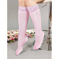 Довгі гольфи в сітку - Чорний - XS/S/М - Еротична білизна, фото 3