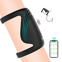 Смарт насадка на пеніс із вібрацією Black Velvets Sleeve чорний, фото 2