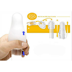 Яйце-мастурбатор "Tenga Clicker" фіолетовий Репліка, фото 2