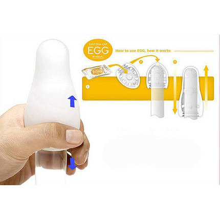 Яйце-мастурбатор "Tenga Clicker" бірюзовий Репліка, фото 2