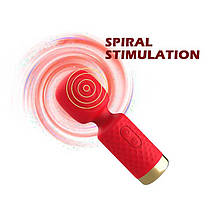 Міні вібратор для клітора мікрофон USB червоний — Вібратори, фото 5