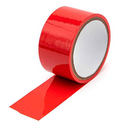 Скотч для бондажу - Червоний - Садо-мазо, фото 1