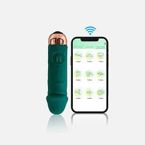 Смарт міні-вібратор для клітора Love Spouse USB зелений – Смарт вібратори, фото 1