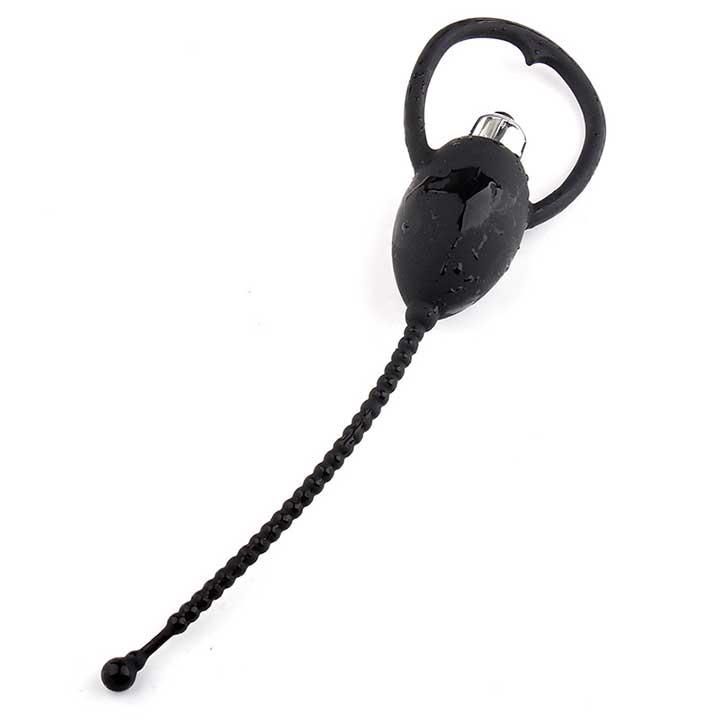 Уретральний катетер з вібрацією "Olo" - Чорний