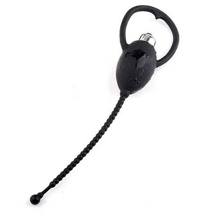 Уретральний катетер з вібрацією "Olo" - Чорний, фото 1