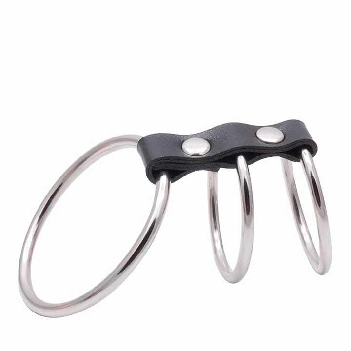 Сталевий фіксатор на пеніс "Володар перснів" - Сріблястий