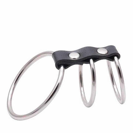 Сталевий фіксатор на пеніс "Володар перснів" - Сріблястий, фото 1