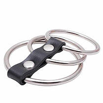 Сталевий фіксатор на пеніс "Володар перснів" - Сріблястий, фото 5