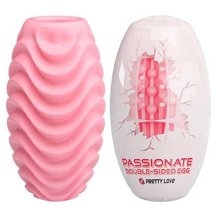 Яйце-мастурбатор Pretty Love рожевий, фото 1