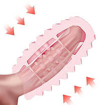 Яйце-мастурбатор Pretty Love рожевий, фото 3