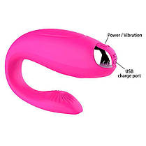 Вібратор для пар G-Sex USB Фіолетовий, фото 4