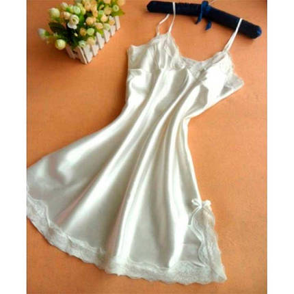 Коротенький сексі пеньюар - Білий - XS/S - Еротична білизна, фото 2