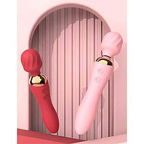 Двосторонній вібратор Night stories USB - Рожевий - Вібратори, фото 4