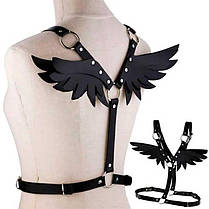 Портупея з крильцями Black Angel, фото 6