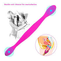 Двосторонній гнучкий вібратор Toy Joy Infinity Double Dildo - Рожевий - Вібратори, фото 2