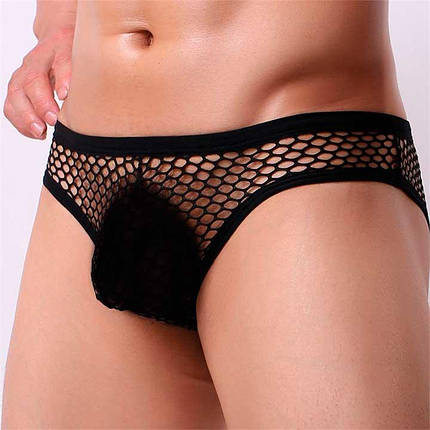 Чоловічі труси в сітку "Clever-Menmode" - Чорний - L/XL, фото 1