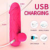 Реалістичний смарт-мінібратор для клітора Love Spouse фуксія — Смарт вібратори, фото 6