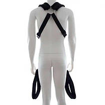 БДСМ гойдалка на плечі (бондаж для пікантних поз) - Чорний - Садо-мазо, фото 5