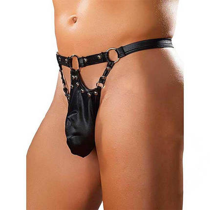 Чоловічі латексні стринги XL-XXL, фото 1