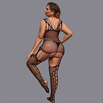 Сексуальний бодистокінг з імітацією панчох L-XXL- Еротична білизна, фото 3