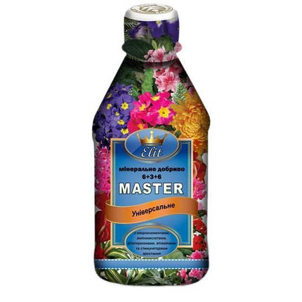 Комплексне мінеральне добриво Master Elit (Майстер Еліт) 300мл - універсальне, фото 2