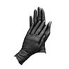 Рукавички нітрілові чорні HOFFEN (5 г) XS 100 шт, фото 3